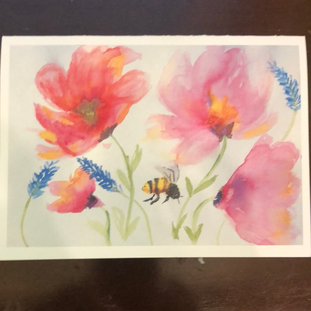 Cards and invitations. HAND PAINTED & LOCALLY  PRINTED. 5x7